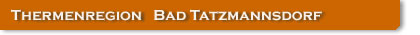 Thermenregion Bad Tatzmannsdorf